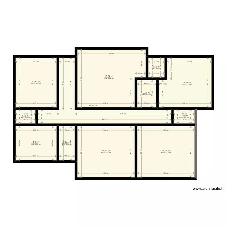 Plan maison 1. Plan de 
