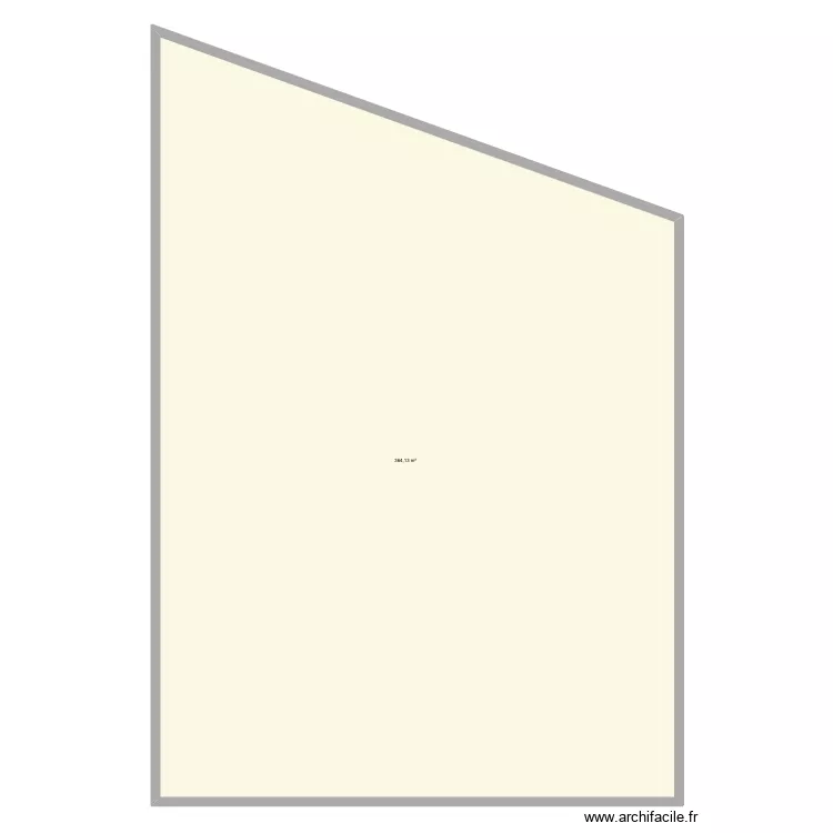 terrain tarcoles. Plan de 1  et 364 m²