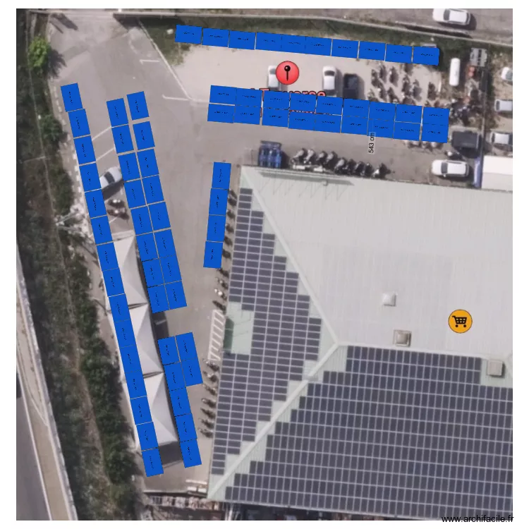 VIDE GRENIER EXTERIEUR ROCHEFORT 3X2M. Plan de 
