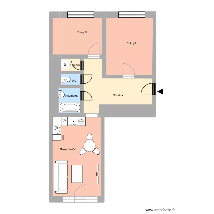 Zelen&aacute; 2516 byt 6 OV. Plan de 15  et 179 m²