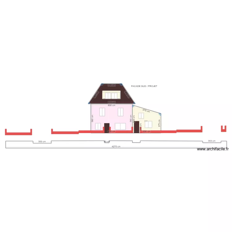MAISON ROSE PROJET V2. Plan de 