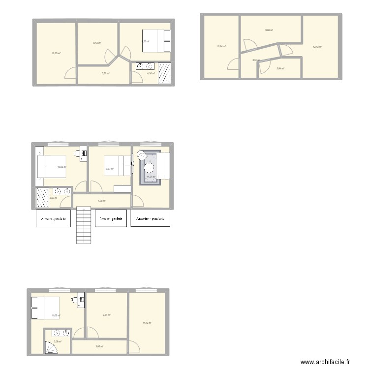 étage. Plan de 0 pièce et 0 m2