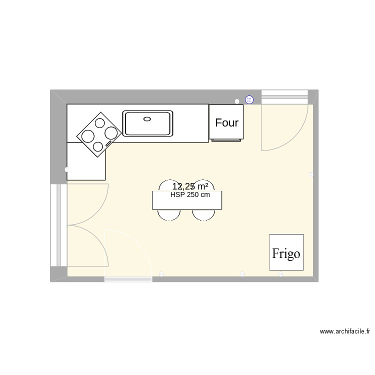 cuisine. Plan de 0 pièce et 0 m2