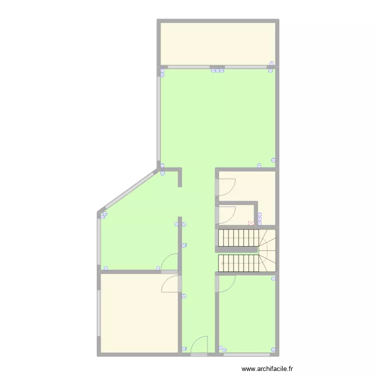 1er etage. Plan de 