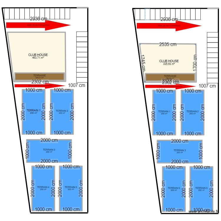 PADEL 1. Plan de 0 pièce et 0 m2