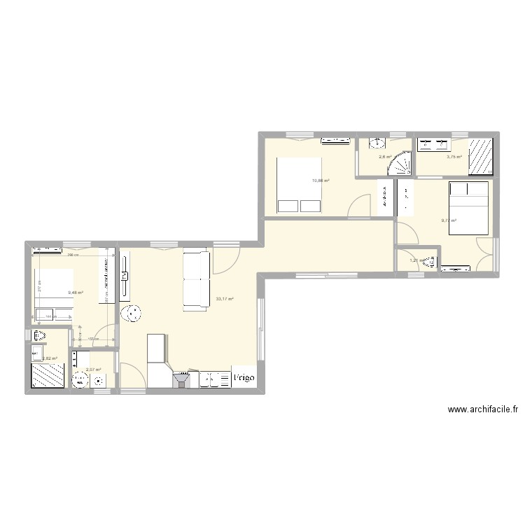 maison . Plan de 0 pièce et 0 m2