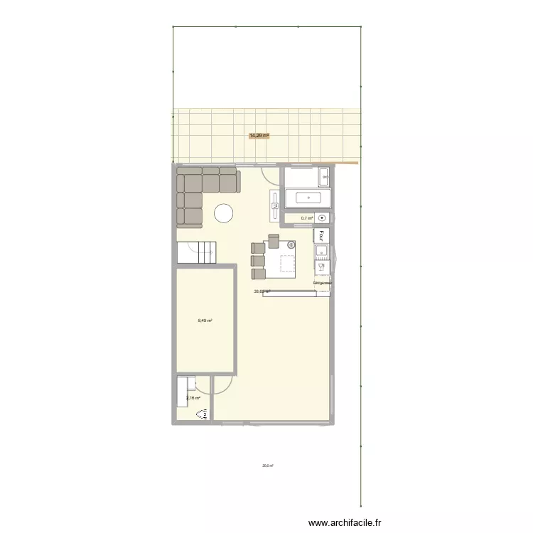 plan transformation du garage. Plan de 4 et 50 m² plan transformation du garage. Plan de 4 et 50 m²