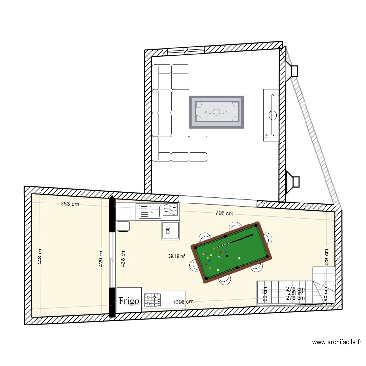 2eme etage antho. Plan de 0 pièce et 0 m2