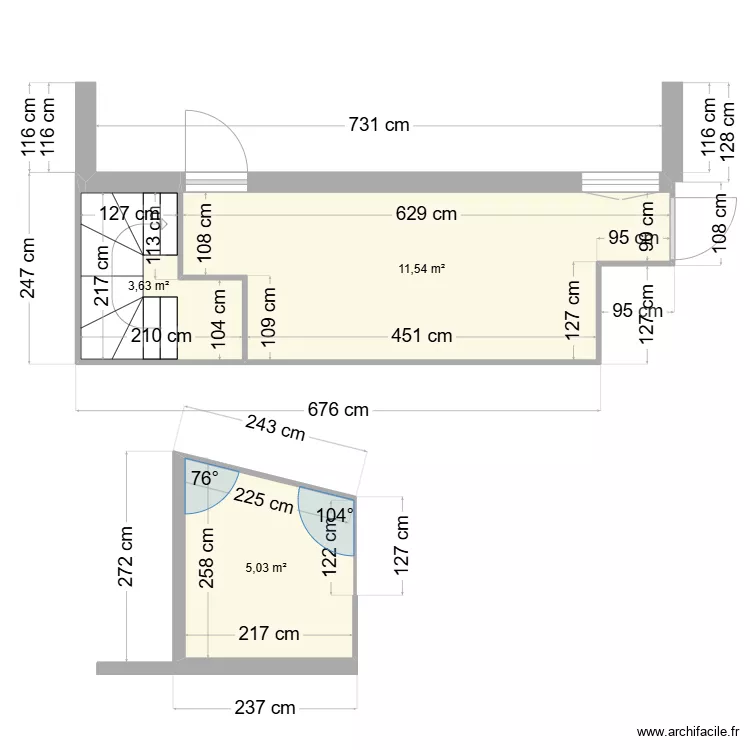 Projet Renaud. Plan de 