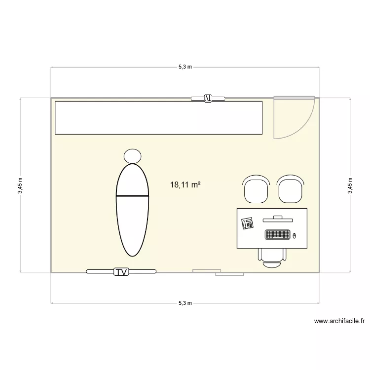 dr Foulquier. Plan de 1 et 18 m² dr Foulquier. Plan de 1 et 18 m²