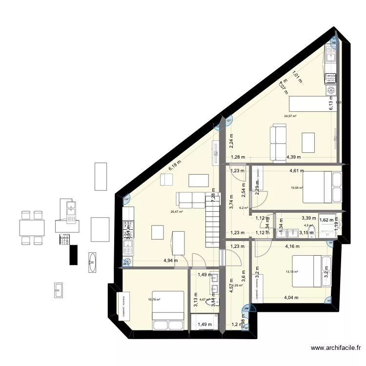 VICTOR HUGO TECOS FINAL. Plan de 10 Pièces et 108 m² VICTOR HUGO TECOS FINAL. Plan de 10 Pièces et 108 m²