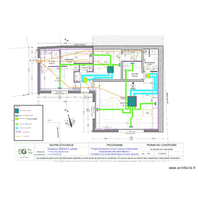 Gainable Weber Garinot. Plan de 0 pièce et 0 m2