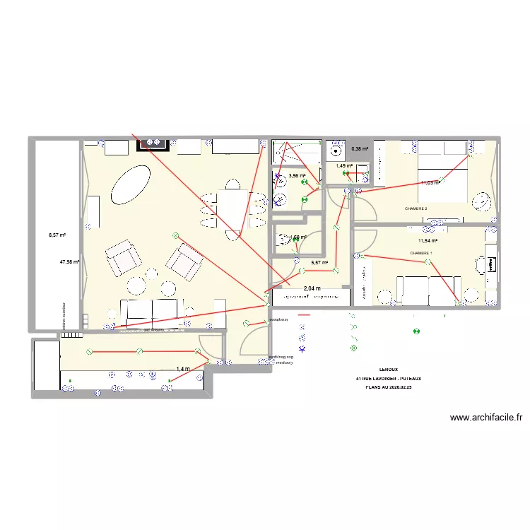 Lavoisier 2026.05.23. 2. Plan de 9  et 92 m²