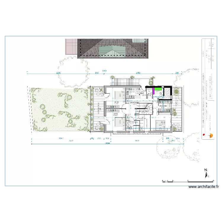 JULIEN carine. Plan de 