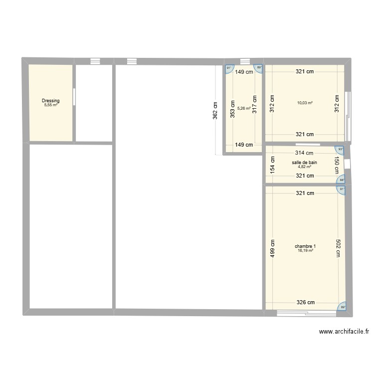 Sabine. Plan de 0 pièce et 0 m2