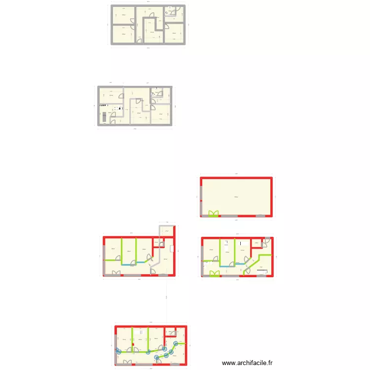 Local commercial v2. Plan de 33  et 495 m²