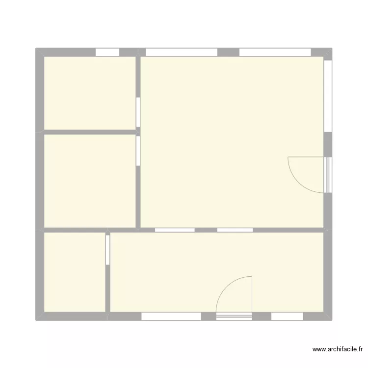 chalet mia. Plan de 