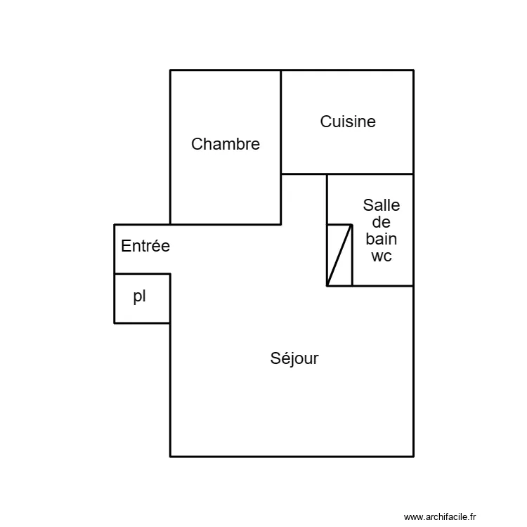 QUIMPER SERGENT. Plan de 