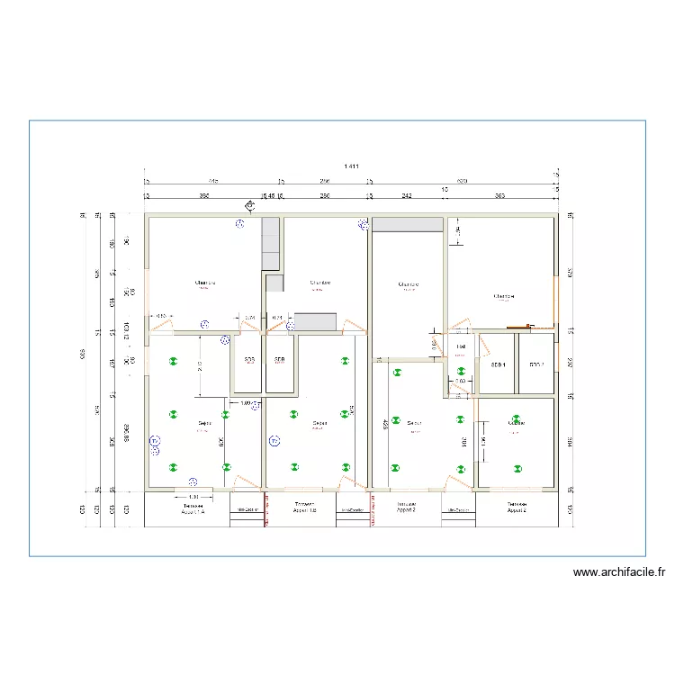 MVAN - Electricit&eacute;. Plan de 