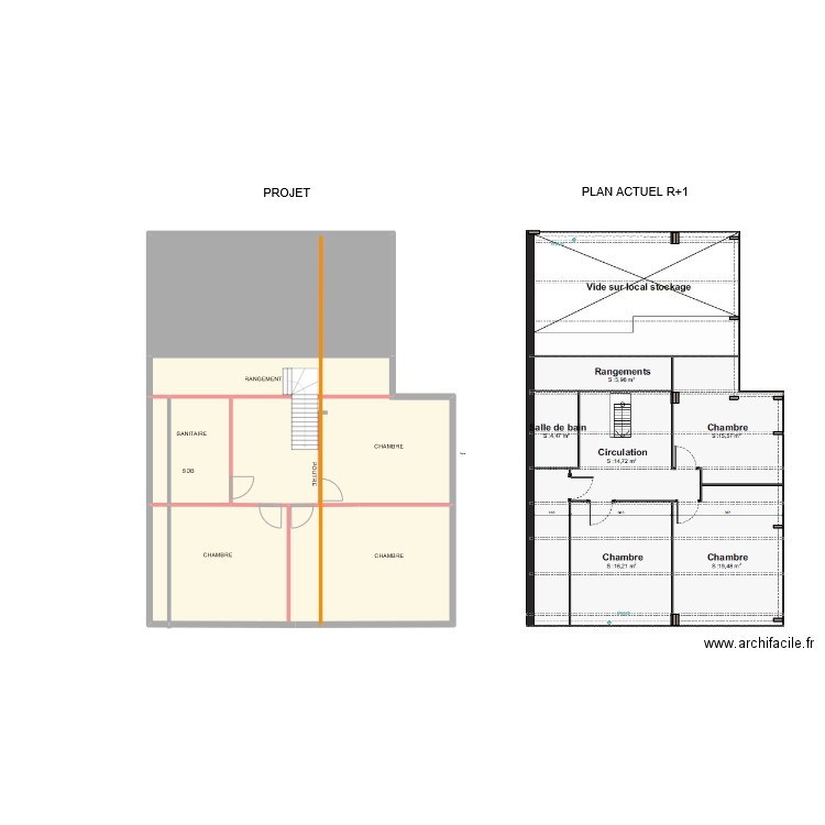 LOGT COS R+2. Plan de 7 pièces et 306 m2