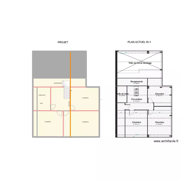 LOGT COS R+2. Plan de 