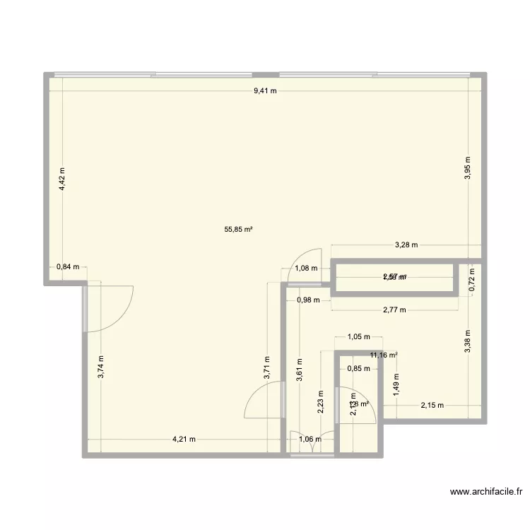 Doublet Living. Plan de 