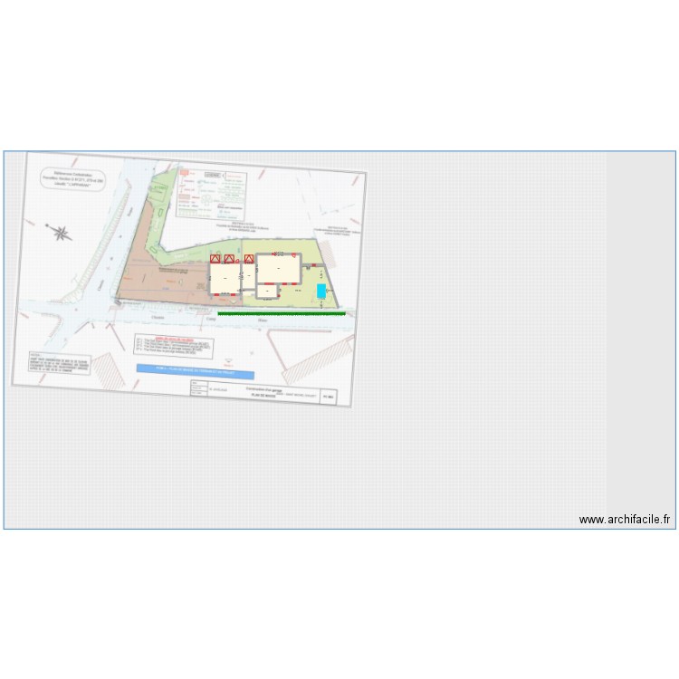 MAISON 0 PISCINE. Plan de 4 pièces et 238 m2