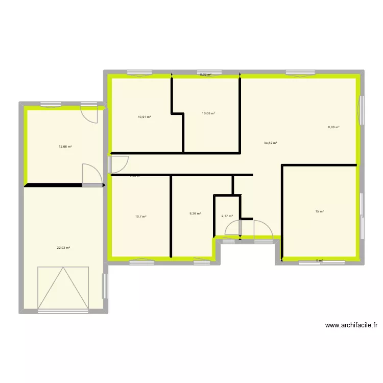 Senargent Mur ext + isolant + Menuiserie - OK. Plan de 13 Pièces et 127 m² Senargent Mur ext + isolant + Menuiserie - OK. Plan de 13 Pièces et 127 m²