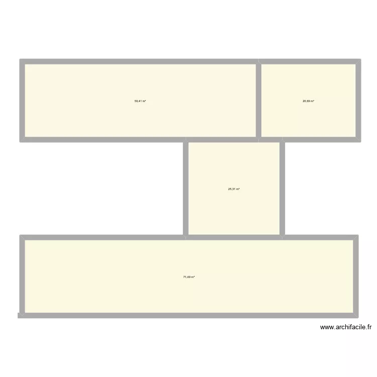 Biarritz. Plan de 44 et 405 m² Biarritz. Plan de 44 et 405 m²