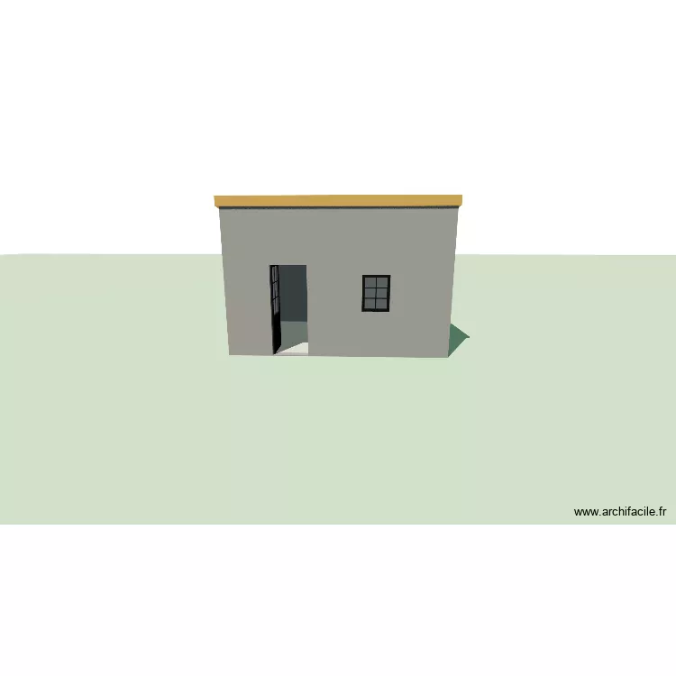 Local technique. Plan de 1 Pièce et 16 m² Local technique. Plan de 1 Pièce et 16 m²