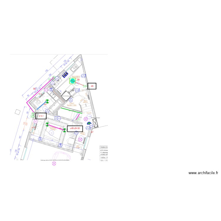 buanderie chambre sous sol 1223 v3. Plan de 0 pièce et 0 m2