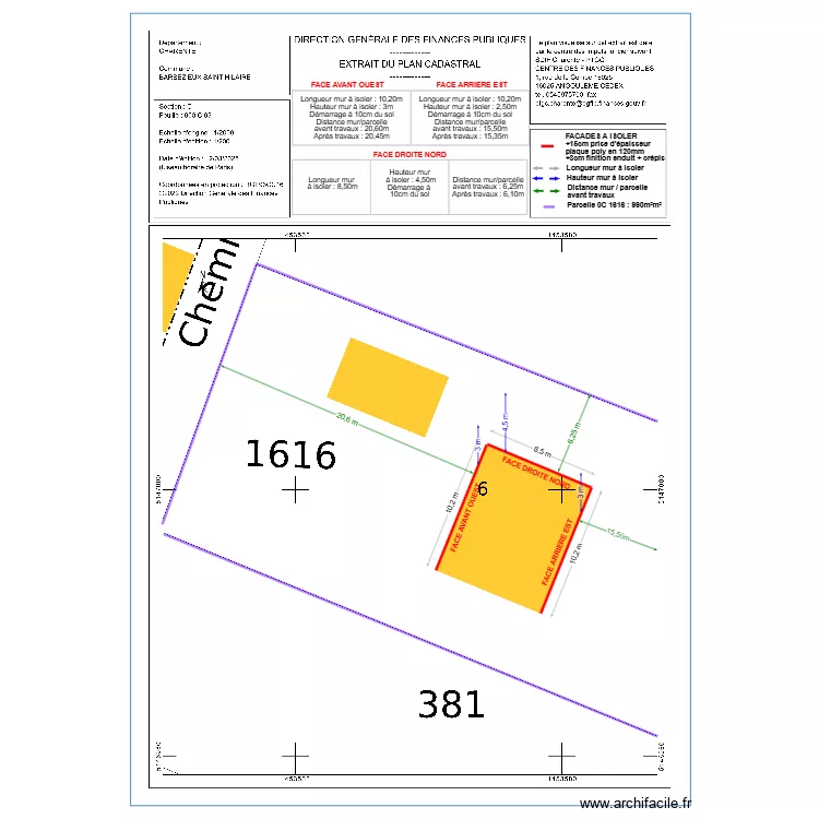 dp02 VERGER. Plan de 