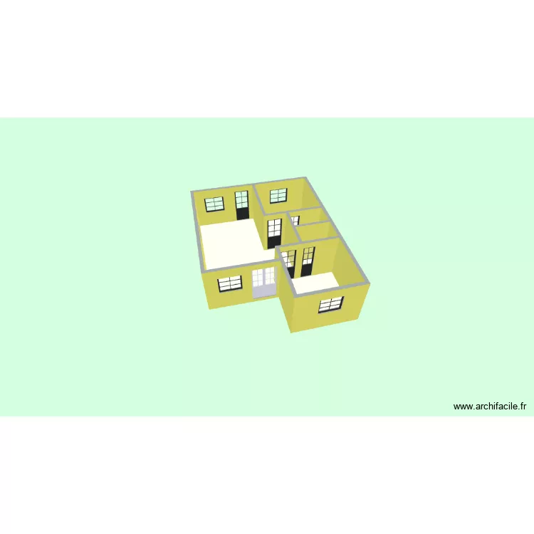 villah mahdi 2. Plan de 5  et 44 m²