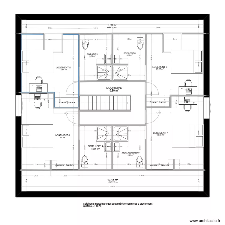Flamand Rose. Plan de 