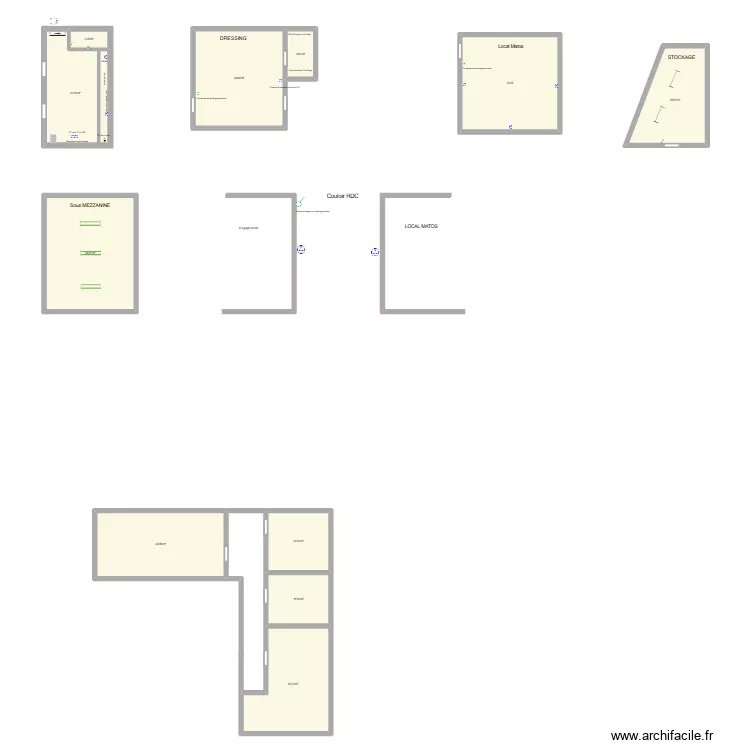 VARAN Cuisine. Plan de 11  et 232 m²