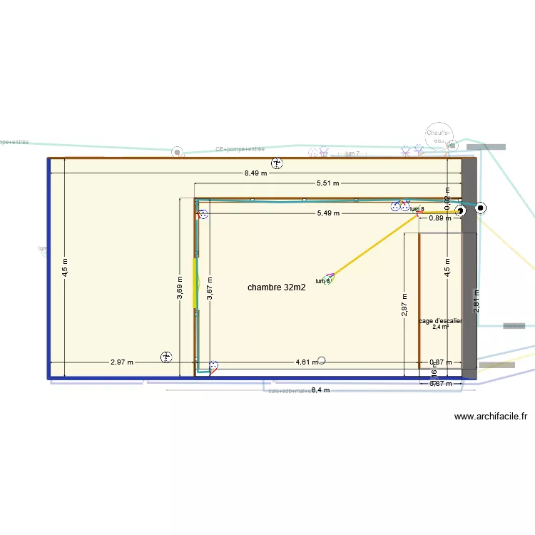 hangar étage. Plan de 5 et 76 m² hangar étage. Plan de 5 et 76 m²