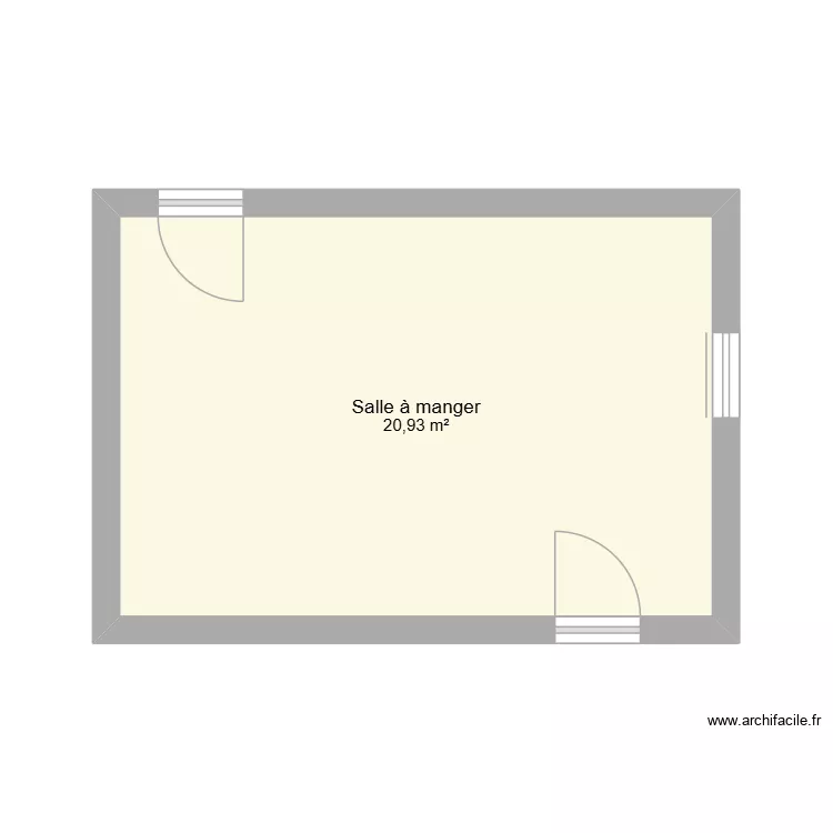SAM. Plan de 1 et 21 m² SAM. Plan de 1 et 21 m²