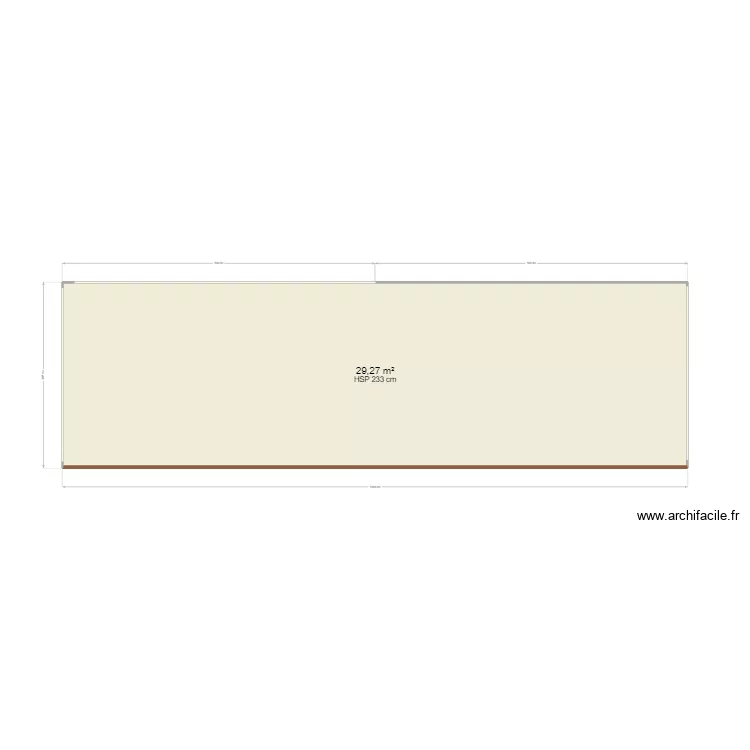 Carport. Plan de 