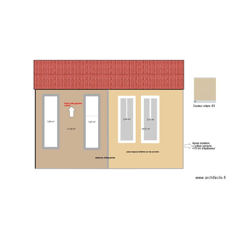 DANILOVIC FACADE ARRIERE PROJET 2. Plan de 0 pièce et 0 m2