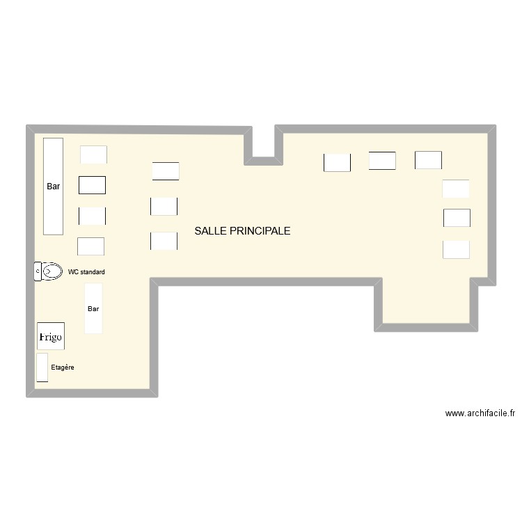 PLAN CHILL. Plan de 1 pièce et 90 m2