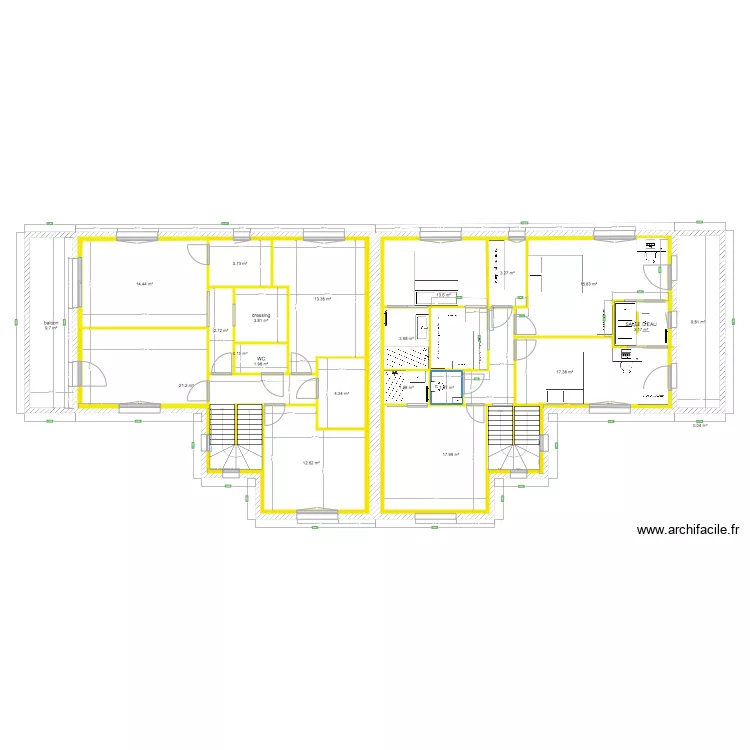 SAINT JULIEN étage . Plan de SAINT JULIEN étage . Plan de