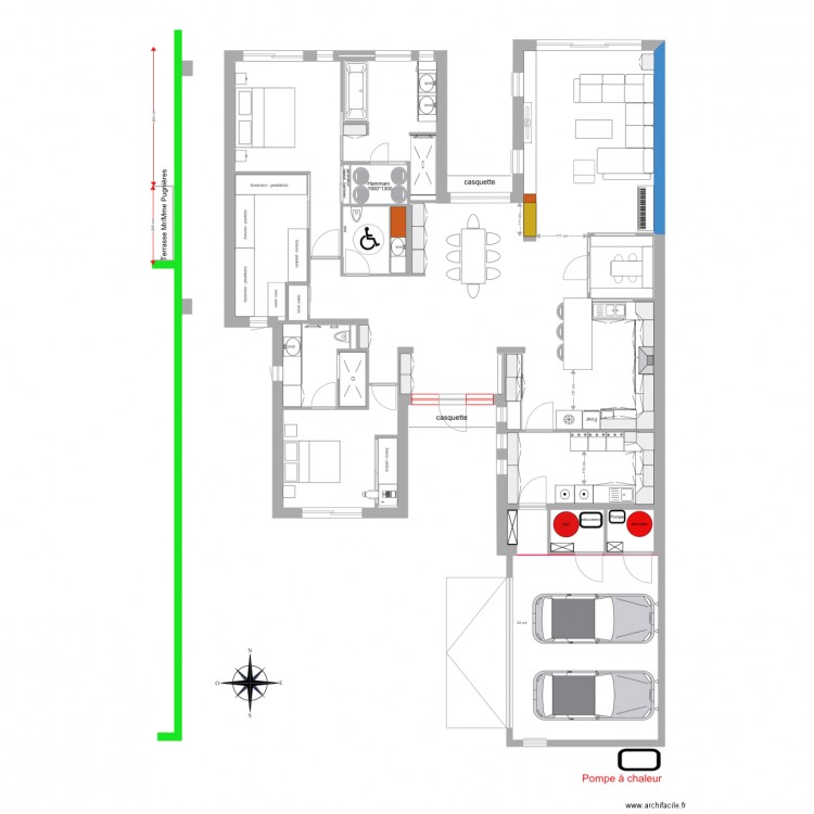 Villa Pascal 22 nov 16 V6 cotes DAI. Plan de 0 pièce et 0 m2