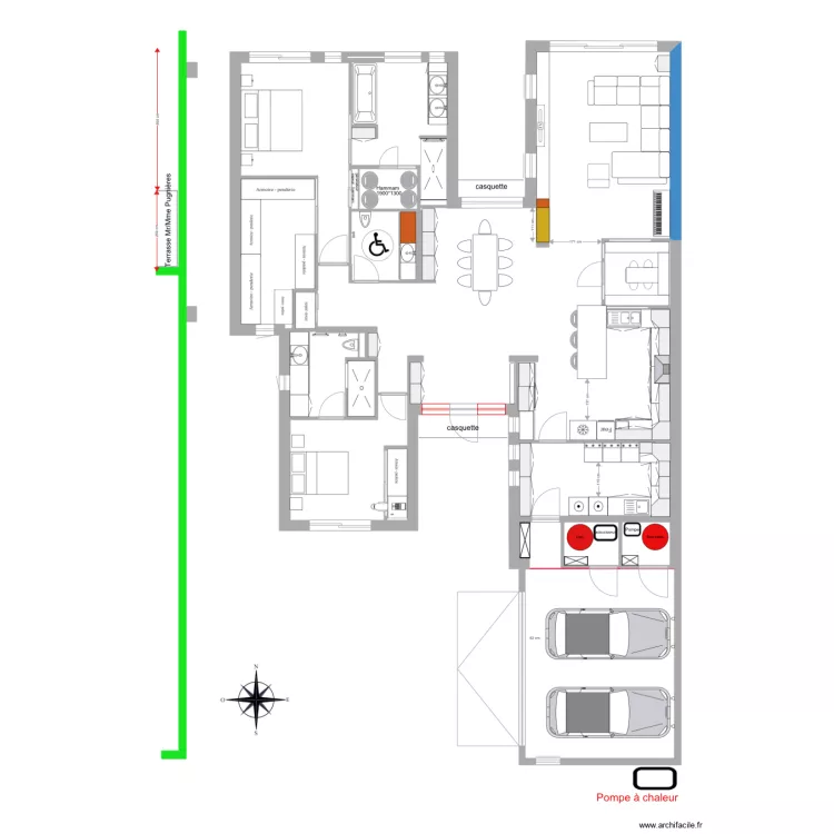 Villa Pascal 22 nov 16 V6 cotes DAI. Plan de Villa Pascal 22 nov 16 V6 cotes DAI. Plan de
