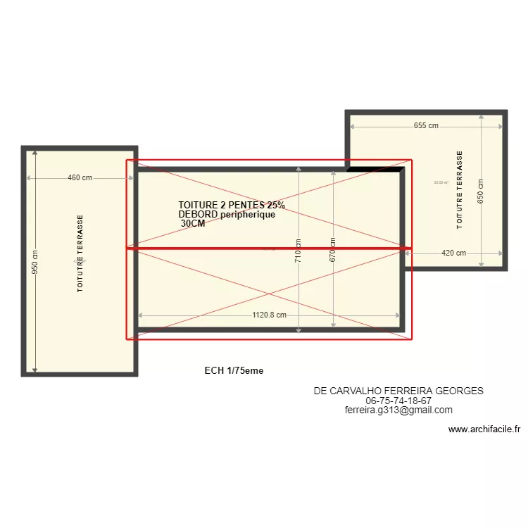 plan toitures. Plan de plan toitures. Plan de