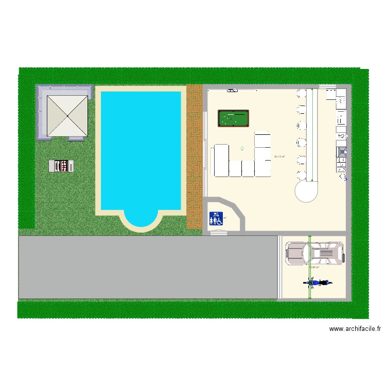 plan maison chill6+3. Plan de 0 pièce et 0 m2