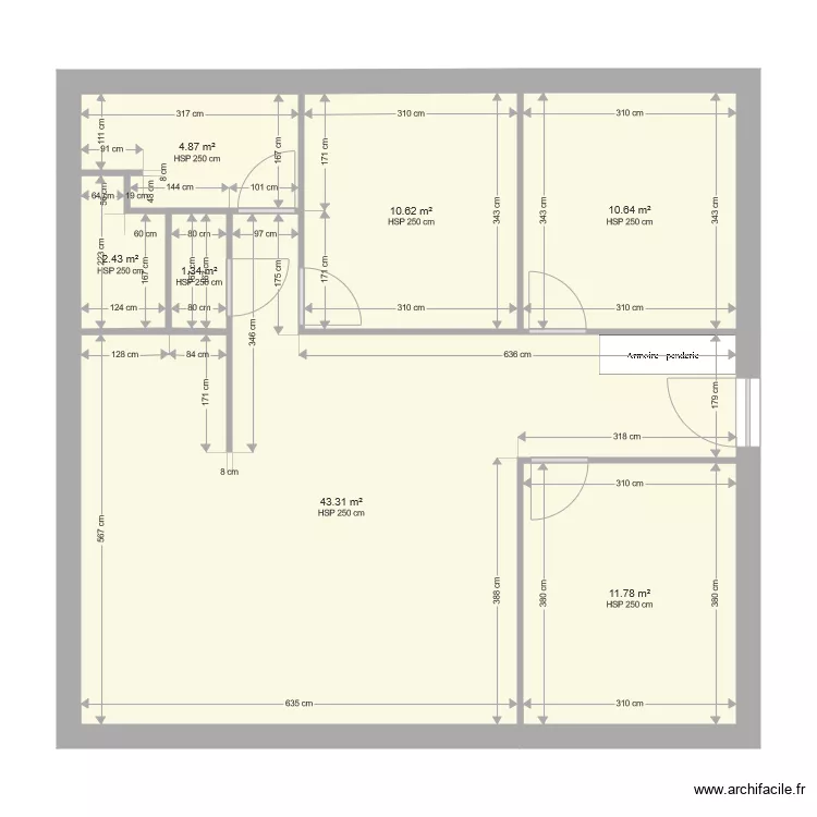 maison bio 80 m2. Plan de 