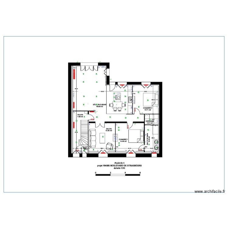 Strasbourg. Plan de 0 pièce et 0 m2