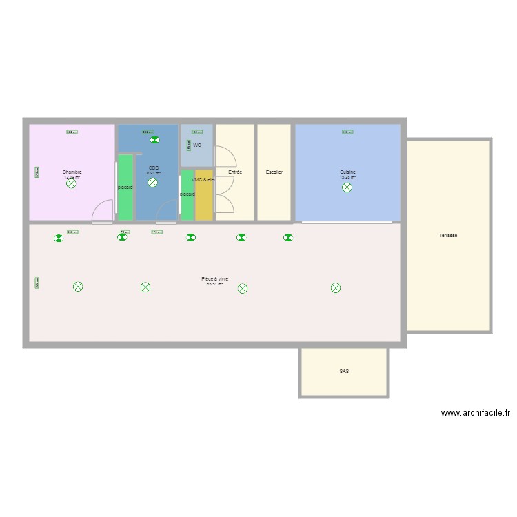 maison v13. Plan de 0 pièce et 0 m2