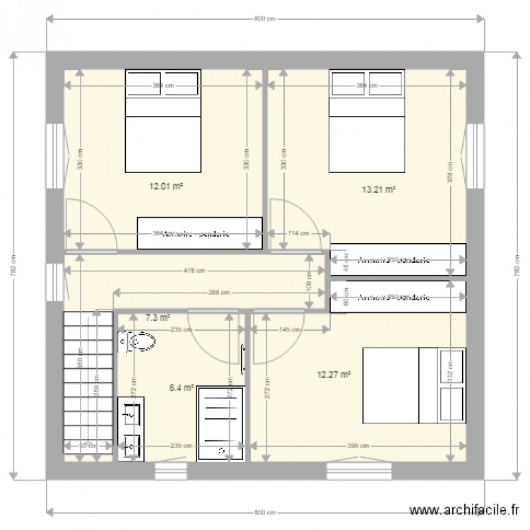 mymy etage 2. Plan de 0 pièce et 0 m2