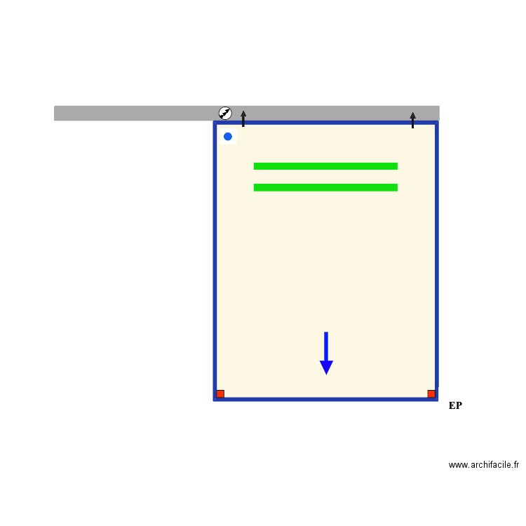 Guedes SINTRA. Plan de 1 pièce et 20 m2